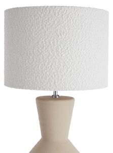FREJA asztali lámpa kerámia talppal, bézs-fehér 85 cm