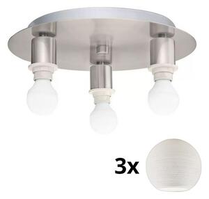 Eglo Eglo - LED Mennyezeti lámpa MY CHOICE 3xE14/4W/230V króm/fehér EG31131A
