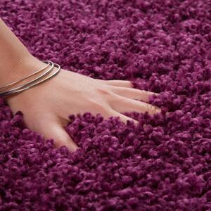 Gyönyörű lila Shaggy szőnyeg Szélesség: 60 cm | Hossz: 100 cm