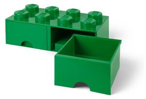 Zöld 2 fiókos tárolódoboz - LEGO®