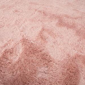 Gyönyörű púderrózsaszín kerek szőnyeg Szélesség: 120 cm