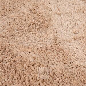 Minőségi kör alakú szőnyeg univerzális bézs színben Szélesség: 100 cm