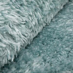 Minőségi, magasabb szálú szőnyeg lágy türkiz színben Szélesség: 50 cm | Hossz: 80 cm
