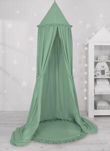 Sweet baby baldachin szett elegant (párna nélkül) - pasztell zöld
