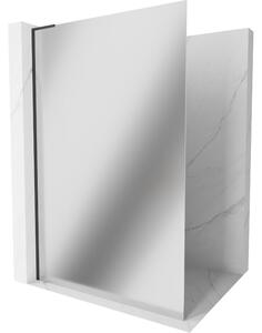 Mexen Kioto L, Walk-In zuhanyparaván 70 x 200 cm, 8 mm tükörmintás üveg, fekete profil, 800-070-103-70-50