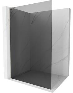 Mexen Kioto L, Walk-In zuhany paraván 70 x 200 cm, 8mm szürke üveg, csiszolt acél profil, 800-070-103-97-40
