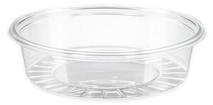 Műanyag öntetes tál, 50 ml, 75 mm átmérő, 100 db, víztiszta (KHMU356)