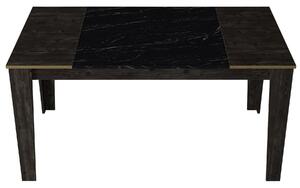 Étkezőasztal (6 fő részére) Verdon (fekete + arany). 1072118