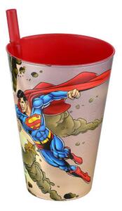 Tuffex Superman pohár szívószállal TP512-51