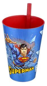 Tuffex Superman pohár szívószállal TP512-51