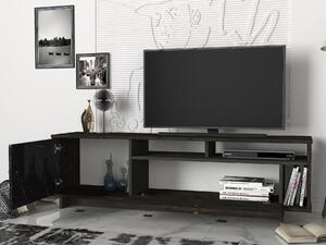TV asztal/szekrény Art (Fekete + Sötét dió). 1072125