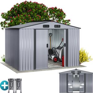 Gardebruk® Kerti ház 260x205x180 cm - szürke