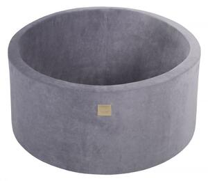 Prémium Velvet labdamedence 40 cm - szürke