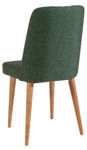 Széthúzható étkezőasztal 2 székkel és egy paddal Vlasta (atlanti fenyő + zöld). 1072183