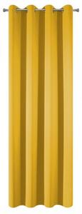Sárga luxus sötétítő függöny nappaliba 135 x 250 cm