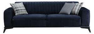 Háromszemélyes kanapé Leonidas (sötétkék). 1072202