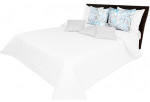 Fehér ágytakaró varrással Szélesség: 240 cm | Hossz: 240 cm
