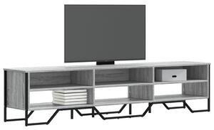 Szürke sonoma színű szerelt fa TV-szekrény 180 x 34 x 41 cm