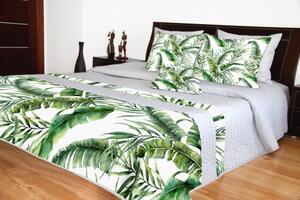 Steppelt luxus ágytakarók, Zöld levél mintával Szélesség: 220 cm | Hossz: 240 cm