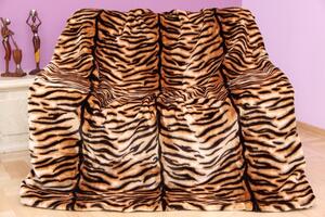 Luxus modern, akril takaró tigris motívummal Szélesség: 160 cm | Hossz: 210 cm