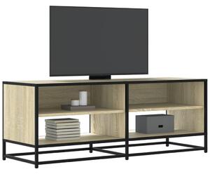 Sonoma tölgy színű szerelt fa és fém TV-szekrény 120,5x40x46 cm