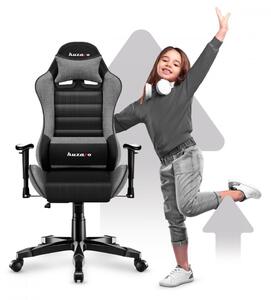 Praktikus fekete-szürke gamer szék tinédzsereknek