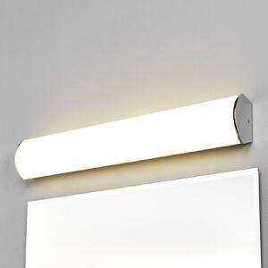 Lindby Elanur LED fali lámpa fürdőszobába, Króm / ezüst, Fürdőszoba, fém, Modern