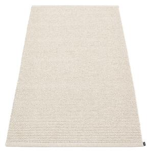 Krémszínű kültéri-beltéri szőnyeg 85x160 cm Mono Linen Vanilla – Pappelina