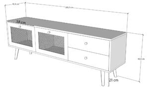 TV asztal/szekrény Patricia (tölgy). 1072280