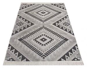 Eredeti szürke szőnyeg skandináv stílusban Szélesség: 160 cm | Hossz: 230 cm