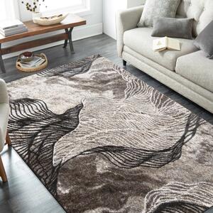 Kifinomult barna szőnyeg érdekes díszítéssel Szélesség: 60 cm | Hossz: 100 cm
