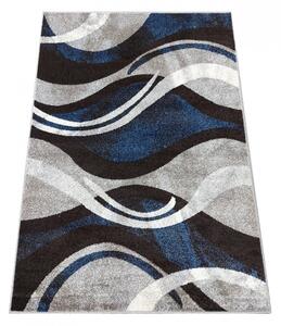 Eredeti szőnyeg absztrakt mintával, kék-szürke színben Szélesség: 120 cm | Hossz: 170 cm