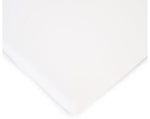 CHILDHOME - Babaágy Lepedő - 60x120 cm - Bio Pamut - Fehér