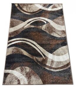 Eredeti szőnyeg absztrakt mintával, barna színben Szélesség: 120 cm | Hossz: 170 cm