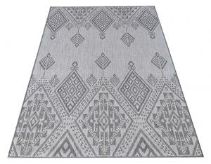 Designer szürke szőnyeg kidolgozott mintával Szélesség: 120 cm | Hossz: 170 cm