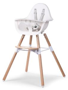 Childhome Evolu 2 Etetőszék - Állítható Magasság (50-75 Cm/*90 Cm) - Fa/Fehér