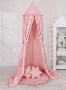 Sweet baby baldachin szett elegant - pasztell rózsaszín