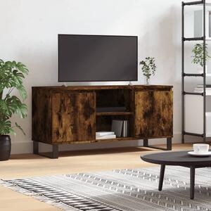 Füstös tölgy színű szerelt fa TV-szekrény 104x35x50 cm