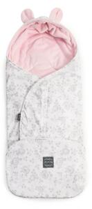 Floo univerzális hordozó takaró - Virágos, rózsaszín