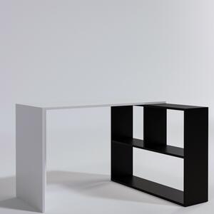 PC asztal Cavalier (fehér + fekete). 1072418