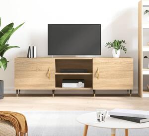 Sonoma tölgyszínű szerelt fa TV-szekrény 150x30x50 cm