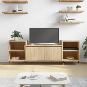Sonoma tölgyszínű szerelt fa TV-szekrény 160x35x55 cm