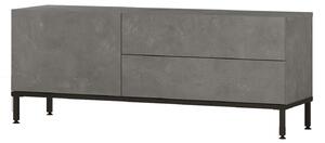 TV asztal/szekrény Ladislava 5 (ezüst + fekete). 1072487