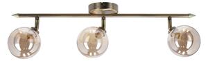 Bronzszínű mennyezeti lámpa üveg búrával ø 10 cm Rodia – Candellux Lighting