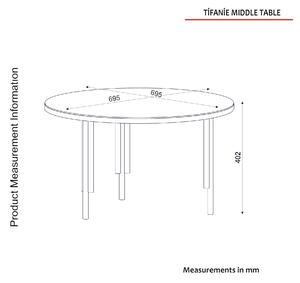 Dohányzóasztal Tibi (dió + antracit). 1072556