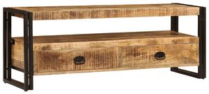 Tömör mangófa TV-szekrény 120 x 35 x 45 cm