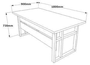 PC asztal Minnie 01 (dió). 1072606
