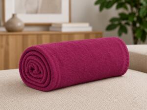 Fleece pléd MELVIRA DUO, bordó Méret: 150 x 200 cm