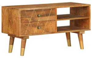 Tömör mangófa TV-szekrény 85 x 35 x 47 cm