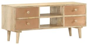 Tömör mangófa TV-szekrény 110 x 30 x 45 cm